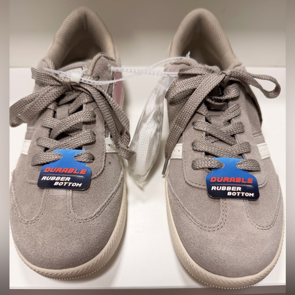 NWT Skechers Zinger 2.0 Chroma Crew Suede Women’s Sneakers Tan / Gray Size 6.5 - Picture 8 of 15